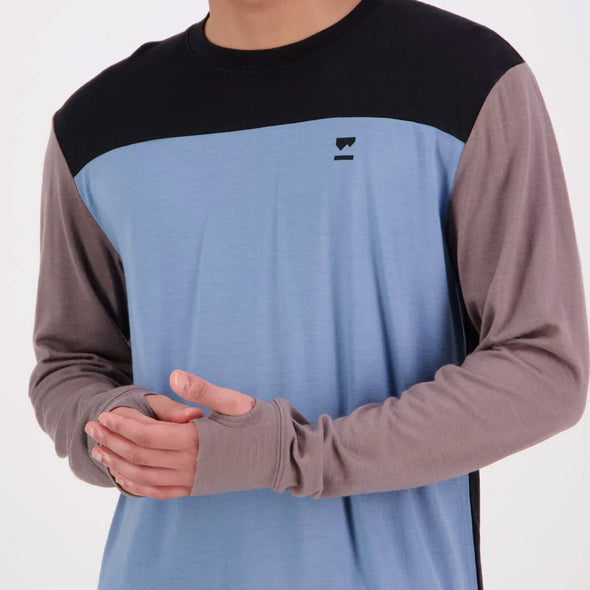 MONS ROYALE Yotei Long Sleeve - Blue Dust