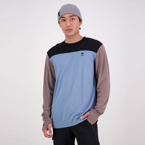 MONS ROYALE Yotei Long Sleeve - Blue Dust