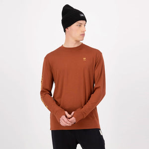 MONS ROYALE Yotei Merino Classic Long Sleeve - Sienna
