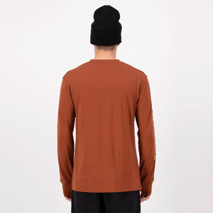 MONS ROYALE Yotei Merino Classic Long Sleeve - Sienna