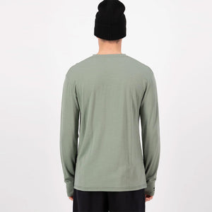 MONS ROYALE Yotei Merino Long Sleeve - Willow/Black