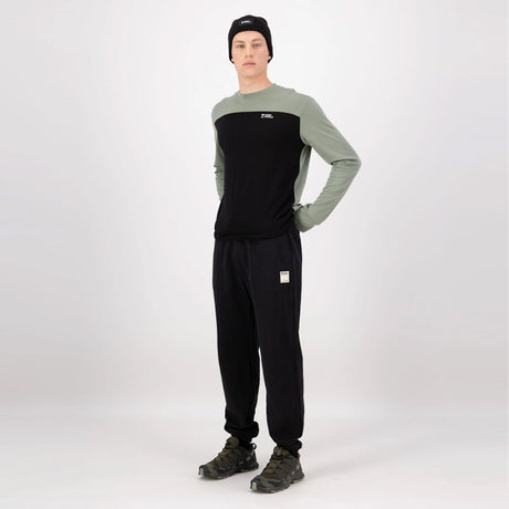 MONS ROYALE Yotei Merino Long Sleeve - Willow/Black