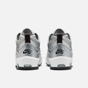NIKE SB Air Max Ishod Premium - Metallic Silver/Varsity Red