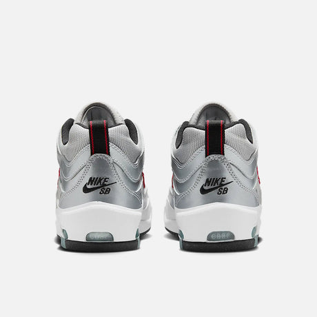 NIKE SB Air Max Ishod Premium - Metallic Silver/Varsity Red