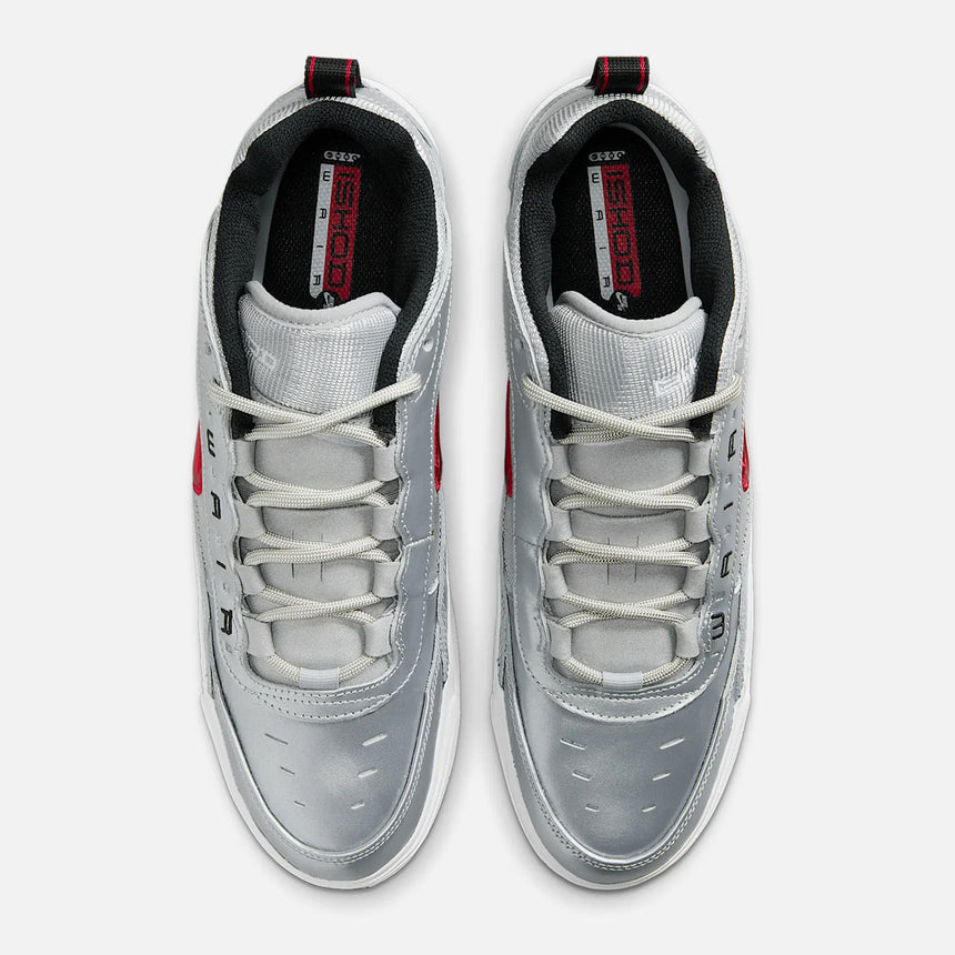NIKE SB Air Max Ishod Premium - Metallic Silver/Varsity Red