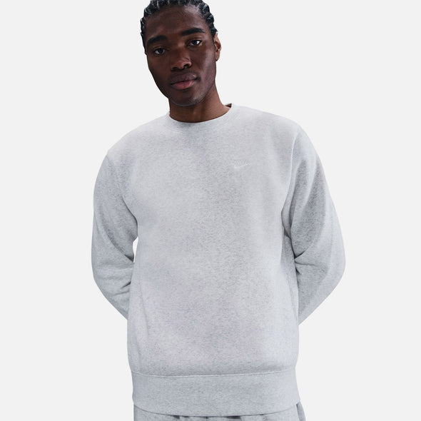 NIKE SB Club Crew - Birch Heather/White