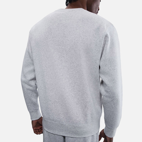 NIKE SB Club Crew - Birch Heather/White