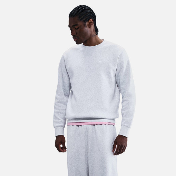 NIKE SB Club Crew - Birch Heather/White