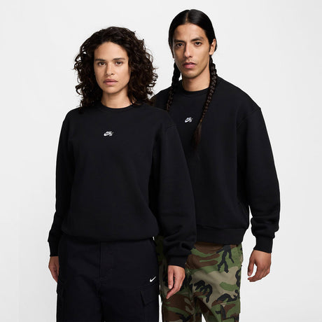 NIKE SB Essential Logo Crew - Black/White