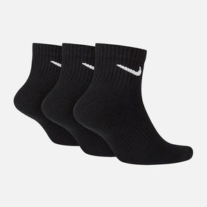 NIKE SB Everyday Cushion Ankle Sock 3 Pack - Black Swoosh
