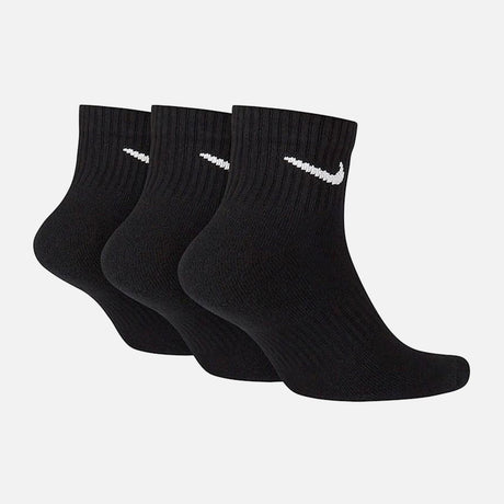 NIKE SB Everyday Cushion Ankle Sock 3 Pack - Black Swoosh