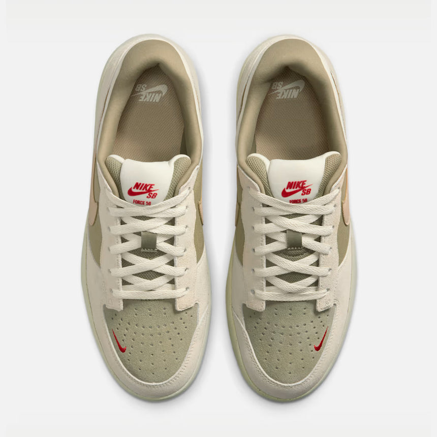 NIKE SB Force 58 - Coconut Milk/Olive/Linen
