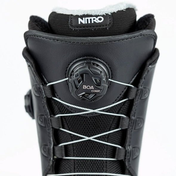 NITRO Women's Crown Boa Boots 2025 - Black *PRE-ORDER