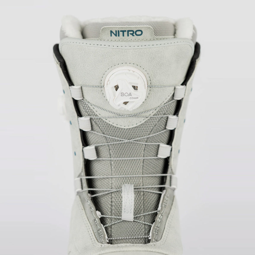 NITRO Women's Crown Boa Boots 2026 - Light Grey