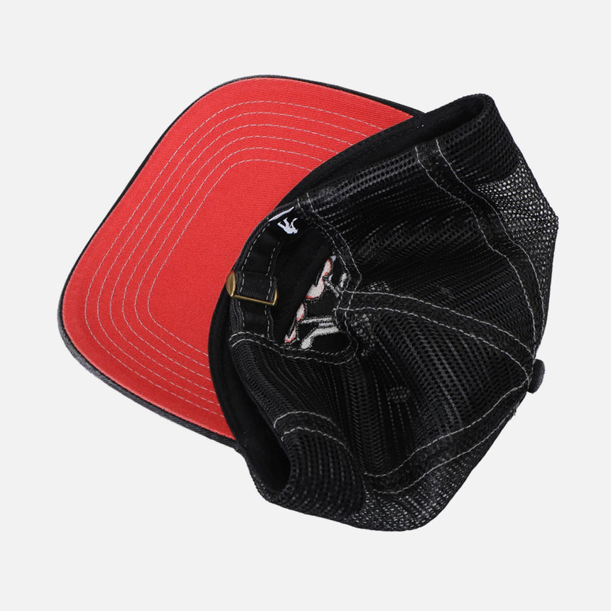 PASSPORT Cherries Leagues Trucker - Washed Black