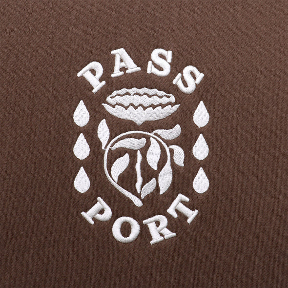 PASSPORT Fountain Embroidery Sweater - Bark