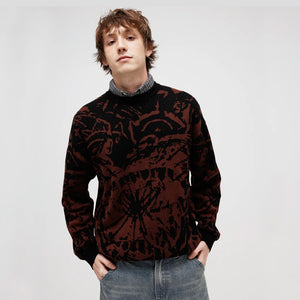 PASSPORT Goes Around Knit Sweater - Brown