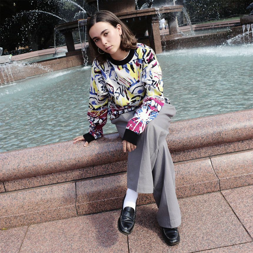 PASSPORT Goes Around Knit Sweater - Multi