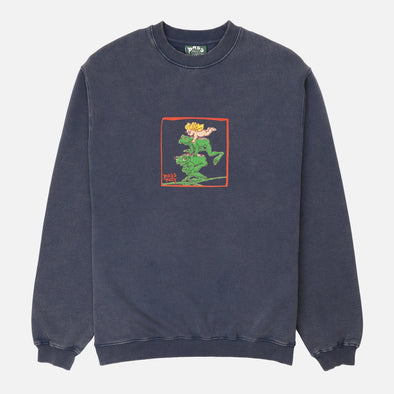 PASSPORT Leap Frog Sweater - Acid Navy