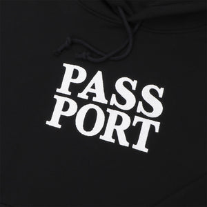 PASSPORT Official Stacked Hoodie  - Black