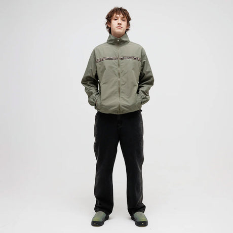 PASSPORT Rough Neg RPET Track Jacket - Sage