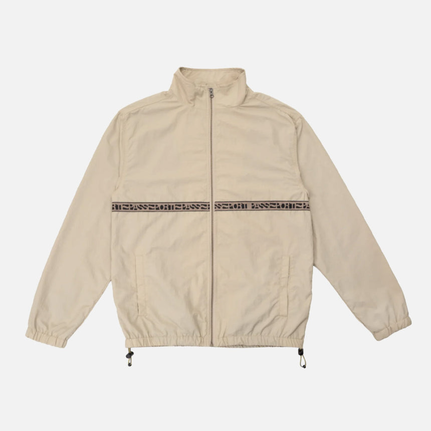 PASSPORT Rough Neg RPET Track Jacket - Sand