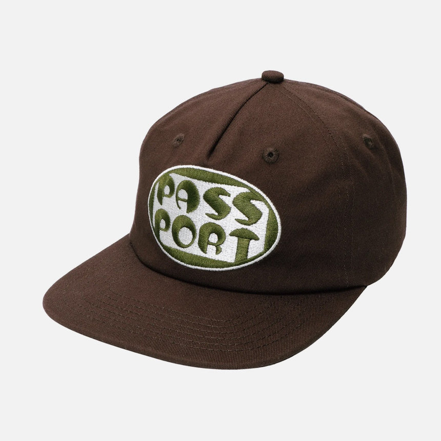 PASSPORT Rounded Workers Cap - Choc