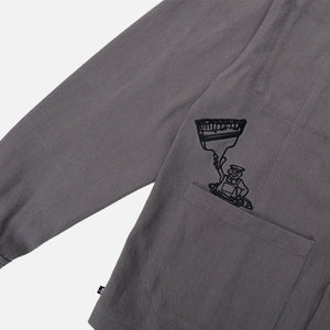 PASSPORT Shop Rules Painters Jacket - Grey