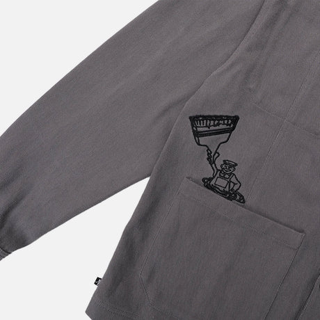 PASSPORT Shop Rules Painters Jacket - Grey