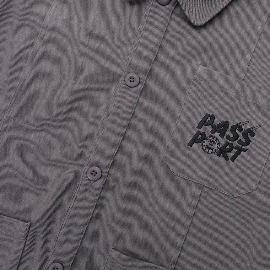 PASSPORT Shop Rules Painters Jacket - Grey