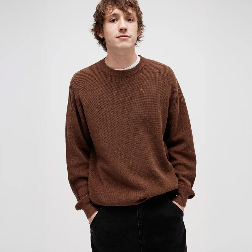 PASSPORT Speckled Knit Sweater - Brown