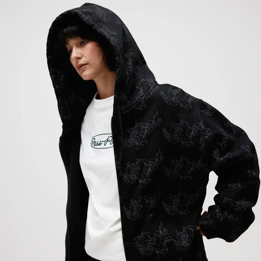 PASSPORT Trumpets Zip Hood - Black