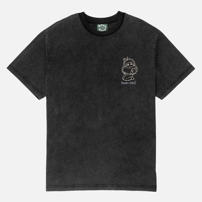 PASSPORT Webbed Bed Tee - Acid Black