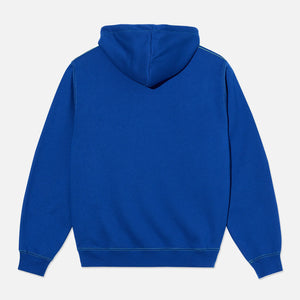 POLAR Crude Logo Contrast Dave Hoodie - Egyptian Blue