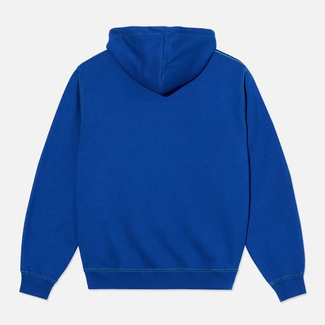 POLAR Crude Logo Contrast Dave Hoodie - Egyptian Blue