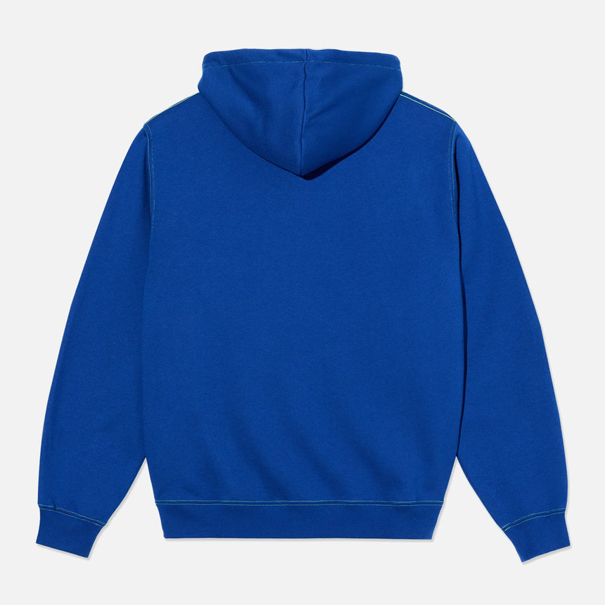 POLAR Crude Logo Contrast Dave Hoodie - Egyptian Blue