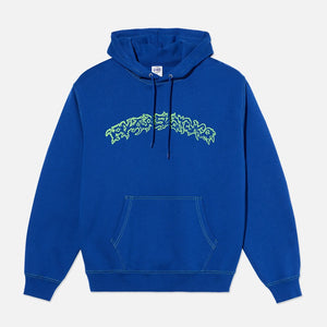 POLAR Crude Logo Contrast Dave Hoodie - Egyptian Blue