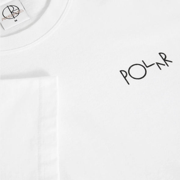 POLAR Fill Logo Burnside 2084 Tee - White