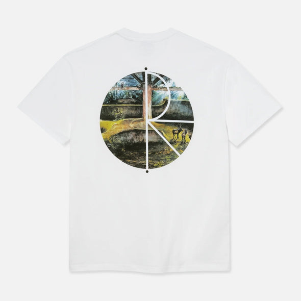 POLAR Fill Logo Burnside 2084 Tee - White