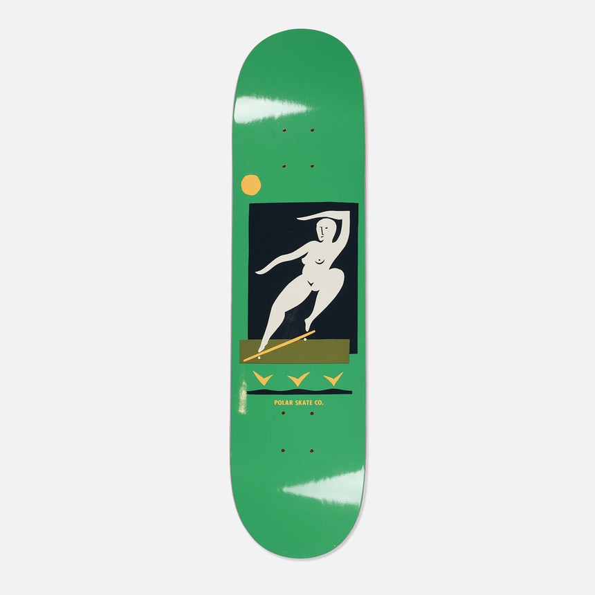 POLAR Team Backside Smith Deck - Green - 8.25