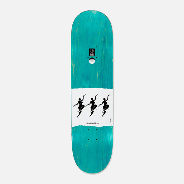 POLAR Team Model No Complies Deck - White - 8.5