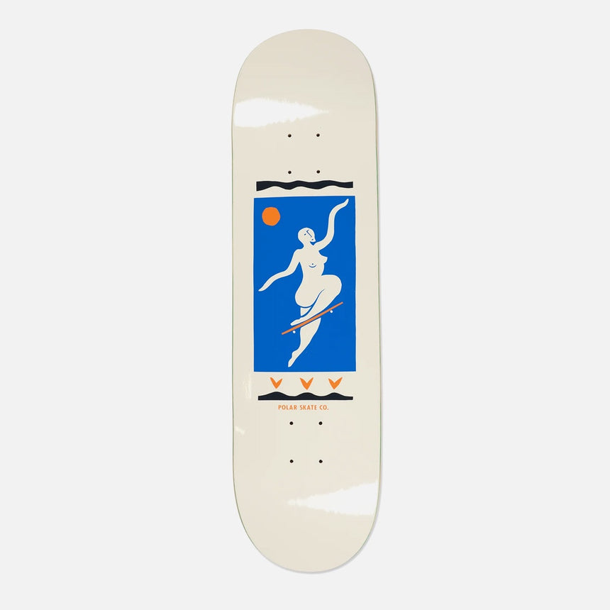 POLAR Team No Comply Deck - Cream - 8.75