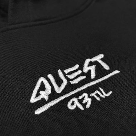QUEST Mini Embroid Hood - Black