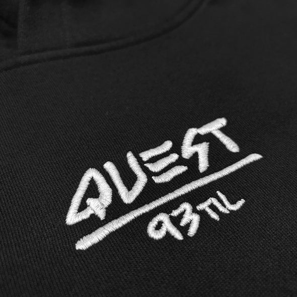 QUEST Mini Embroid Hood - Black