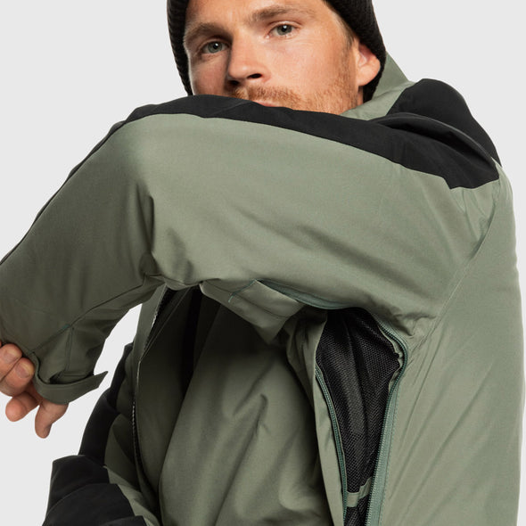 QUIKSILVER Mission Block Jacket 2024 - Laurel Wreath