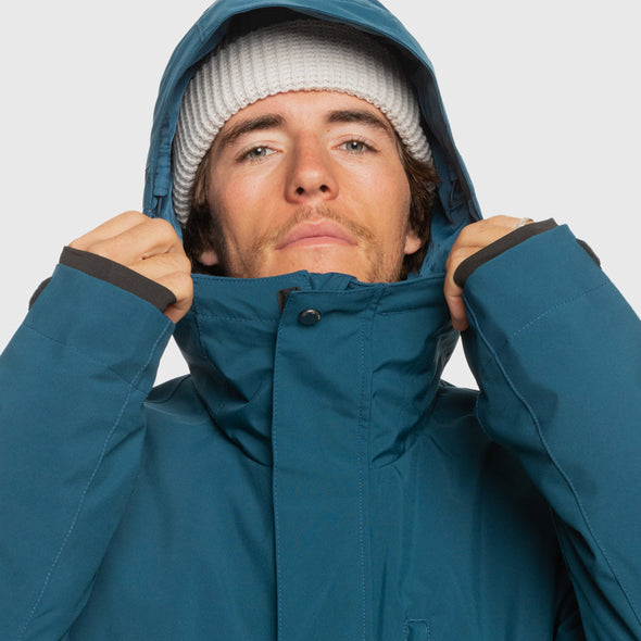 QUIKSILVER Mission Solid Jacket 2024 - Majolica Blue