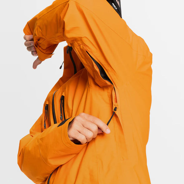 QUIKSILVER Pro Path Gore-Tex 2L Jacket 2025 - Orange Pepper