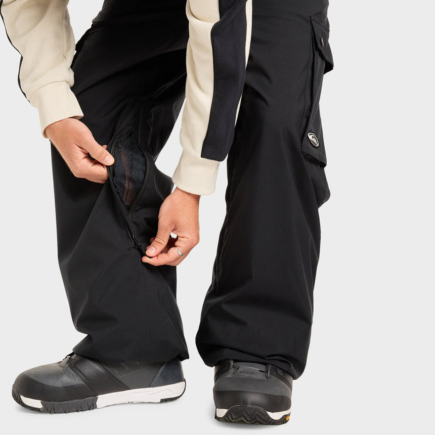 QUIKSILVER Snow Down Cargo Pant 2026 - True Black