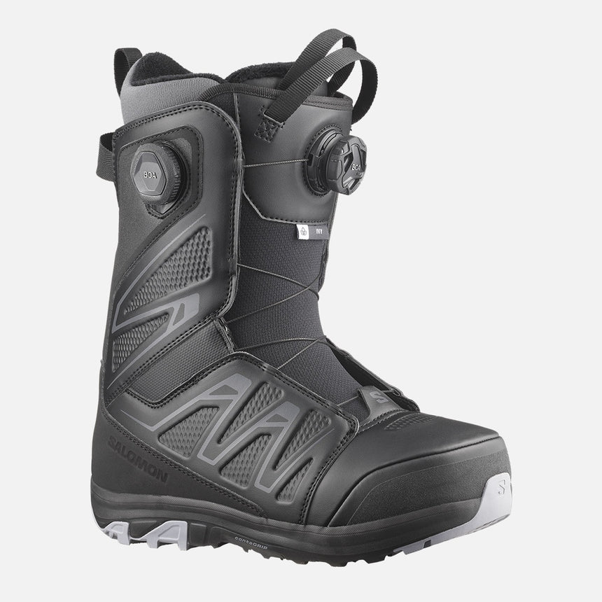 SALOMON Women's Ivy Boa Str8jacket Boots 2025 - Black