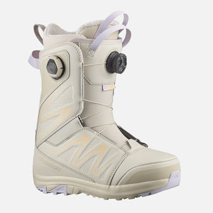 SALOMON Women's Ivy Boa Str8jacket Boots 2025 - Cream